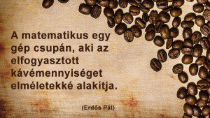 Matematikus kávé idézet