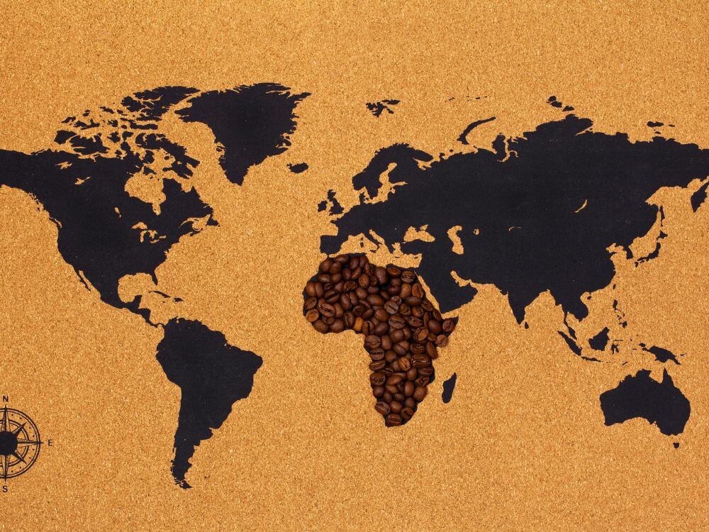 Kávétermelő országok Afrikában