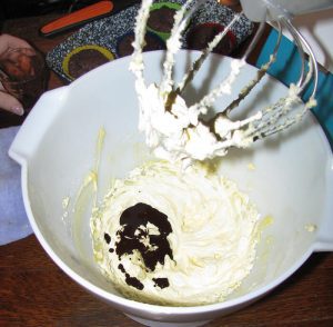 Kávéhab készítése muffinhoz