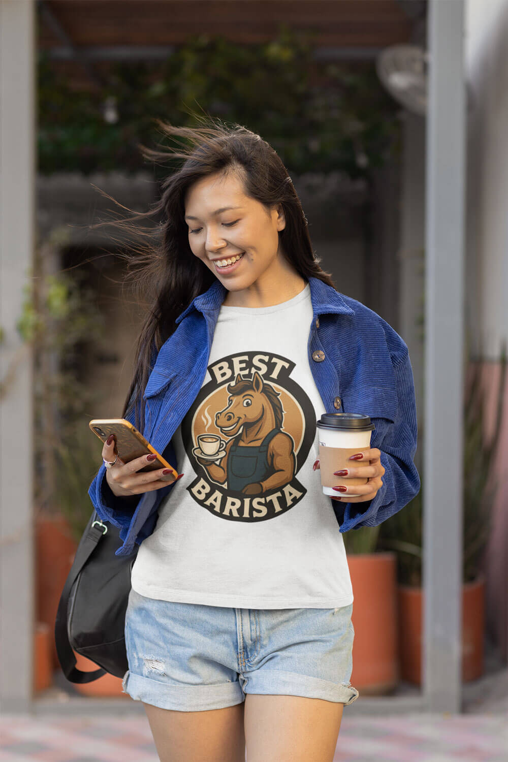 Best Barista póló - ló