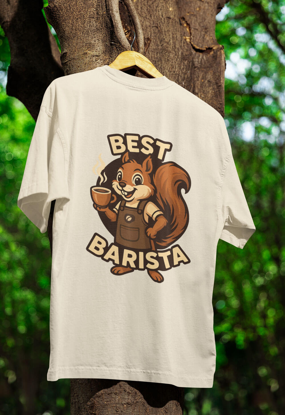 Best Barista póló - mókus