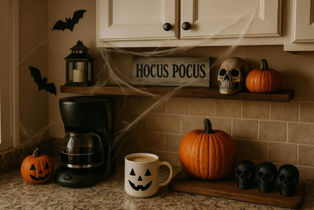 Halloween kávésarok ötlet 2
