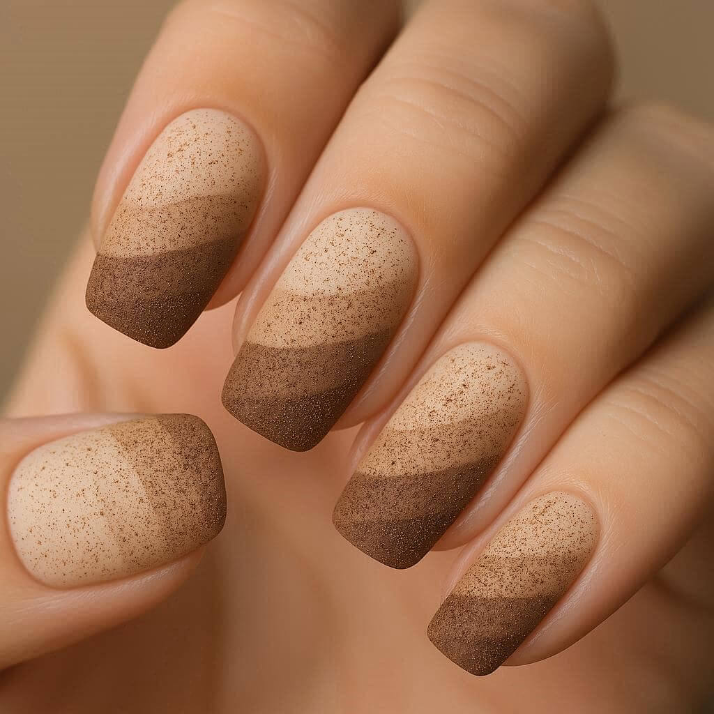 Tiramisu köröm design