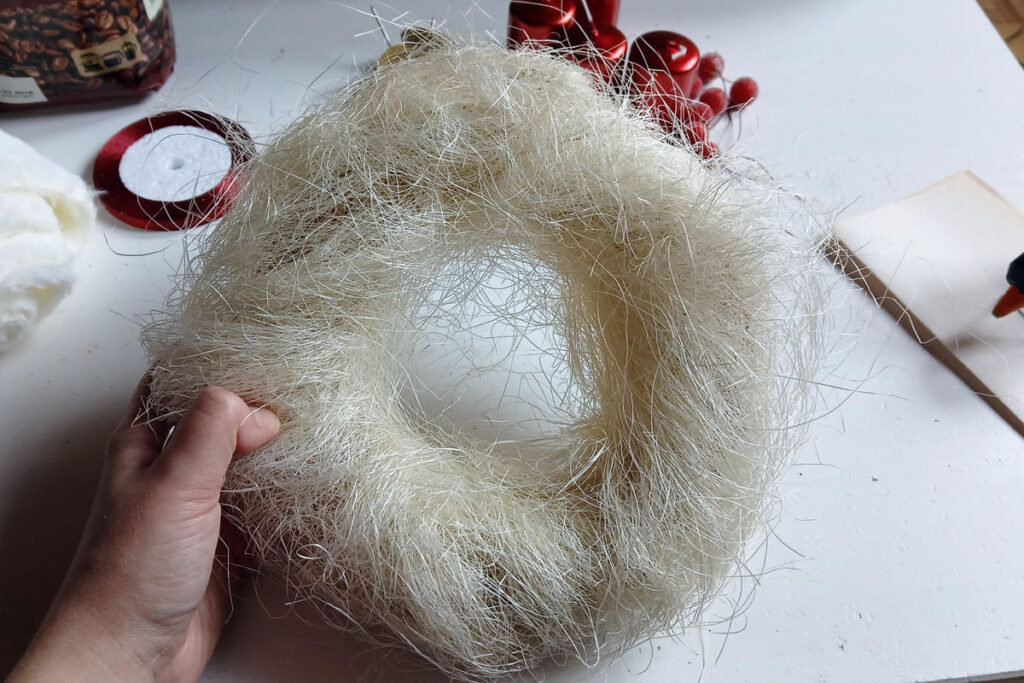 DIY adventi koszorú - 1. lépés