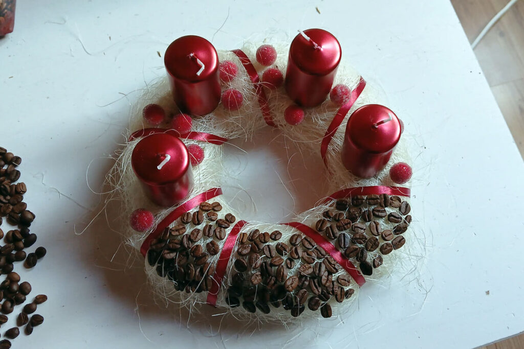 DIY adventi koszorú