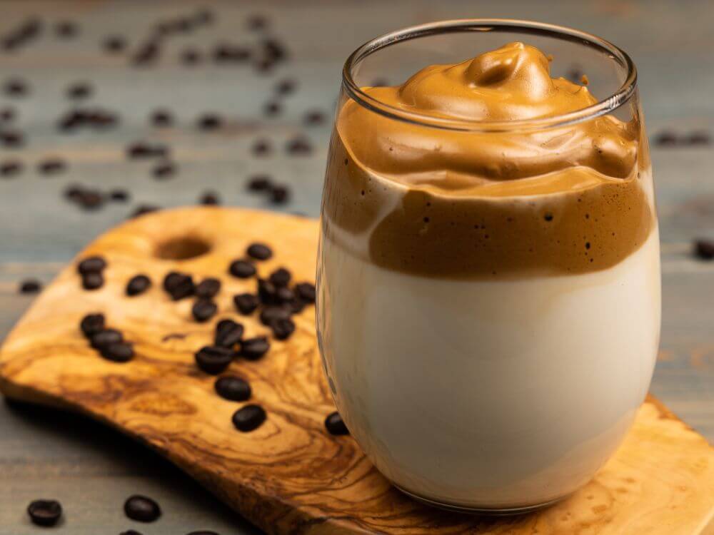 Dalgona kávé recept