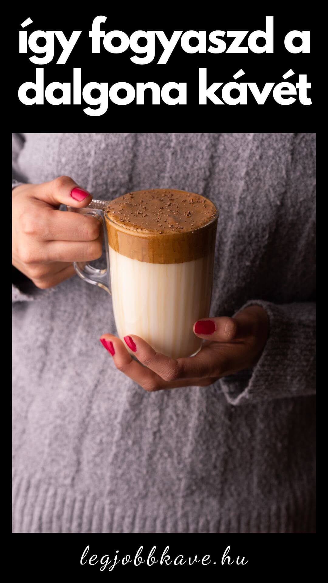 Így fogyaszd a dalgona kávét