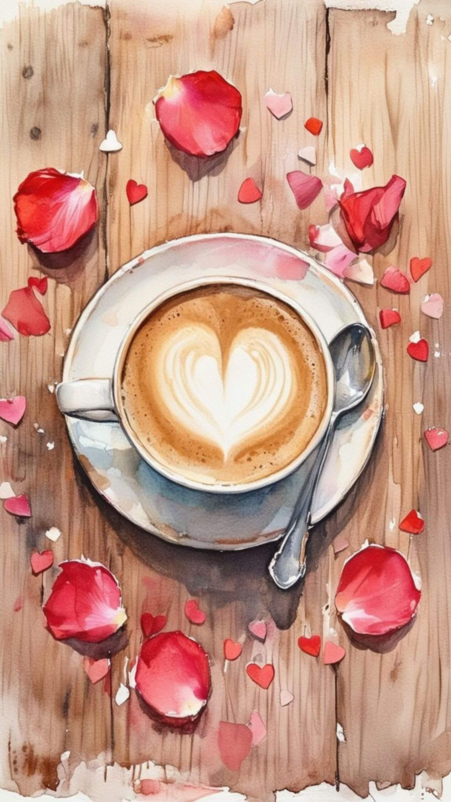 Akvarell Románca – Művészi Kávés Háttérkép