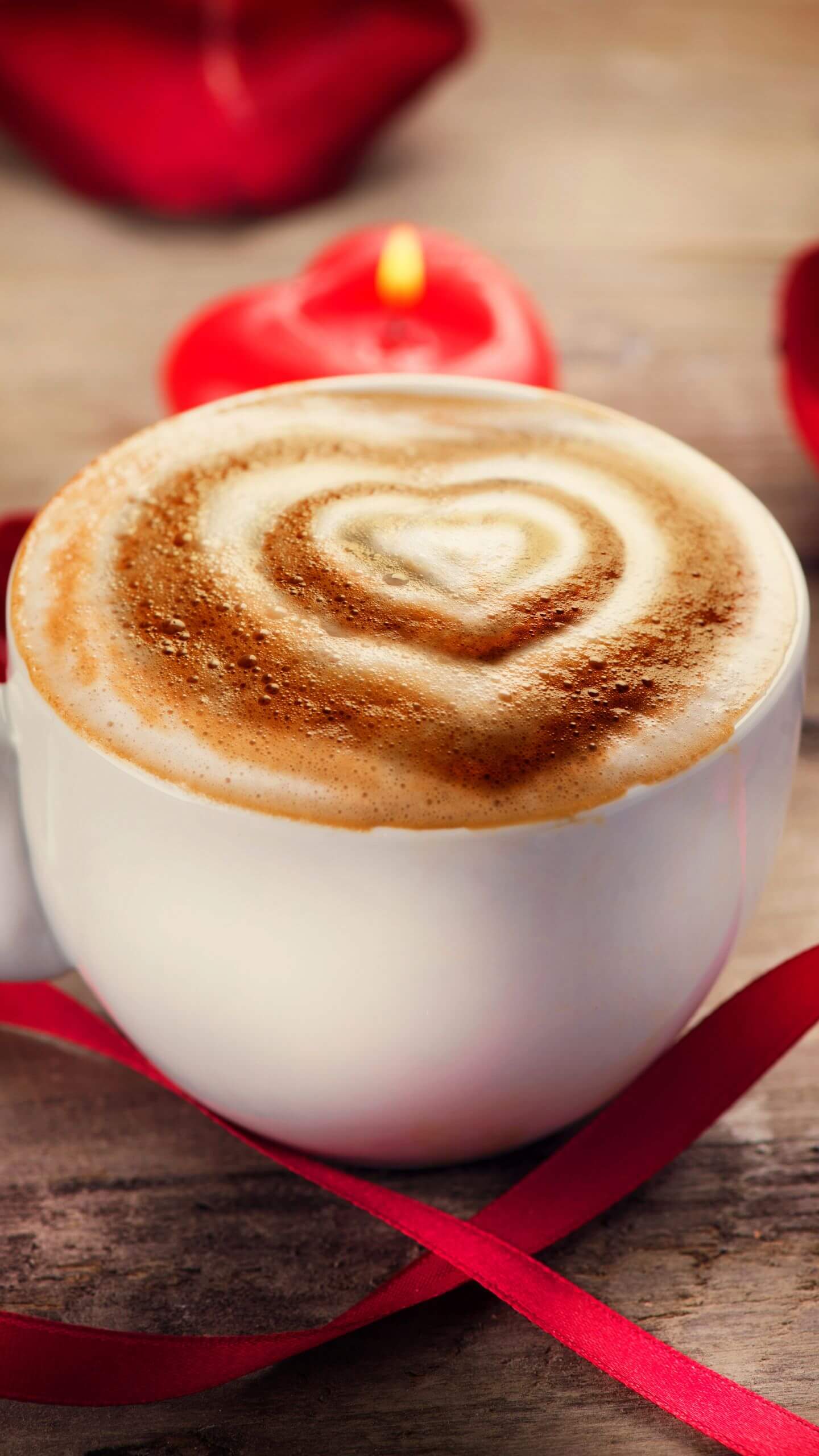 Szívvel Készült – Krémes Cappuccino Háttérkép