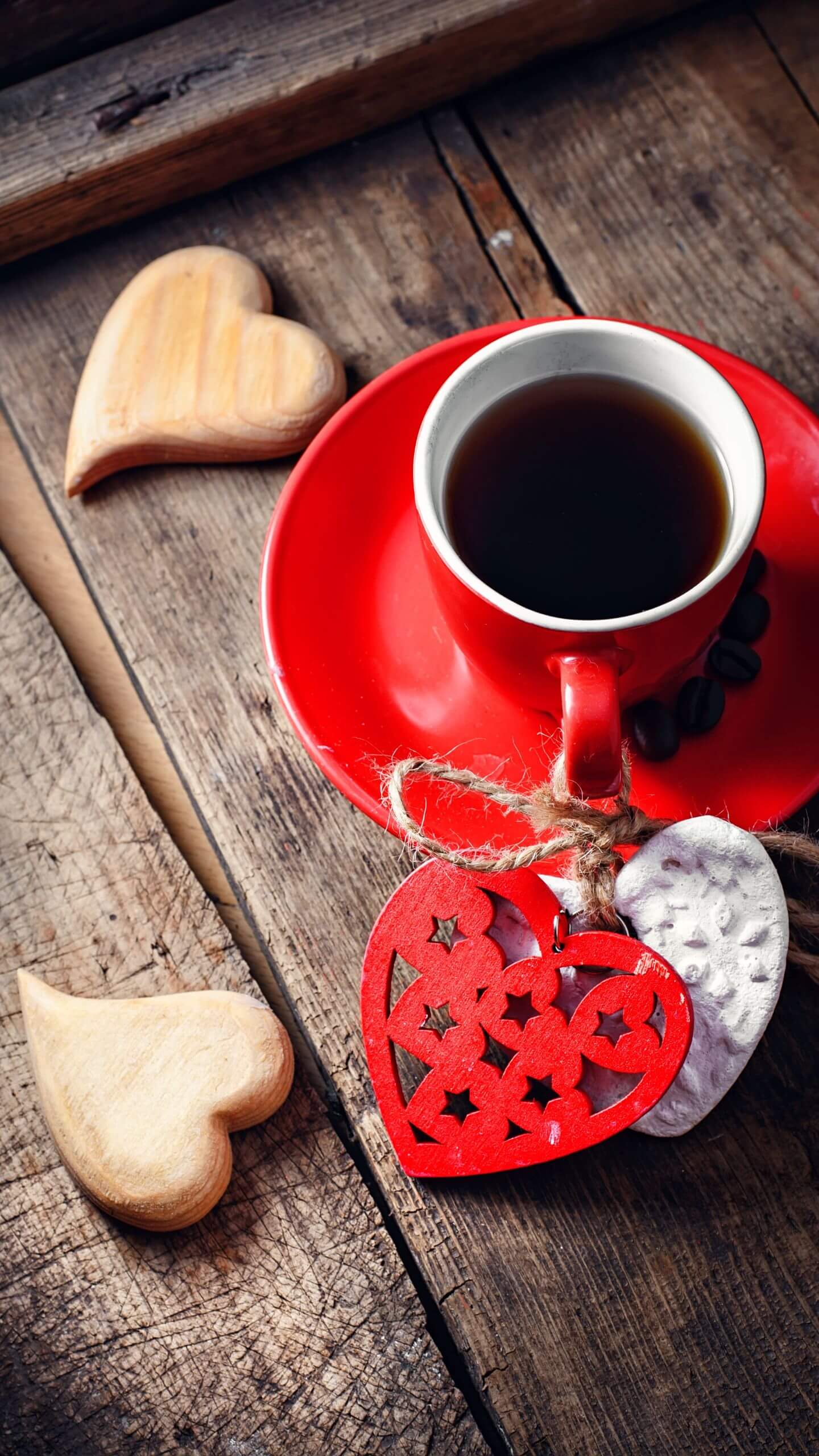 Szívélyes Reggel – Rusztikus Kávés Háttérkép