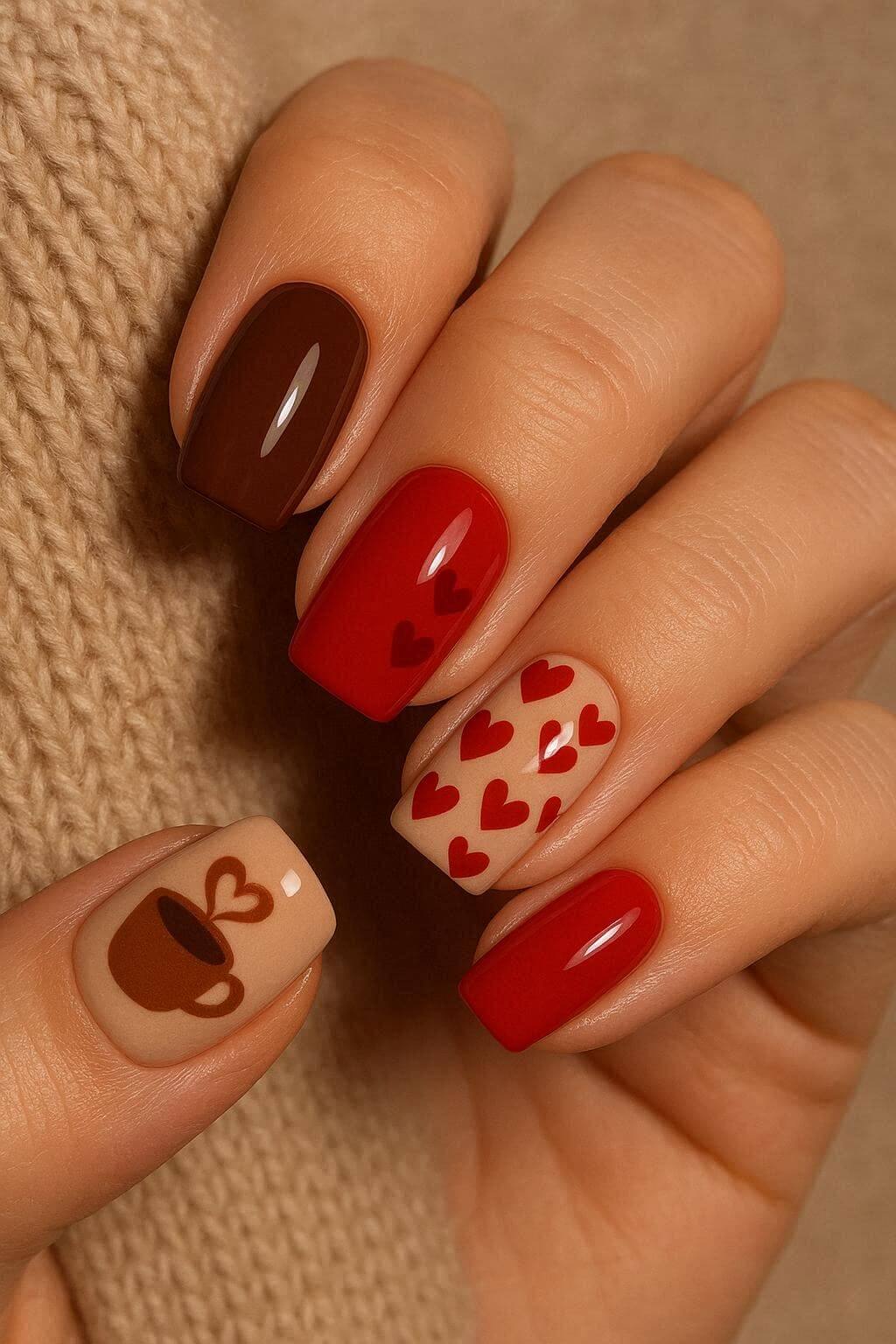 Kakaó és Karmazsin: Matt és Fényes Valentin-napi Kontrasztok