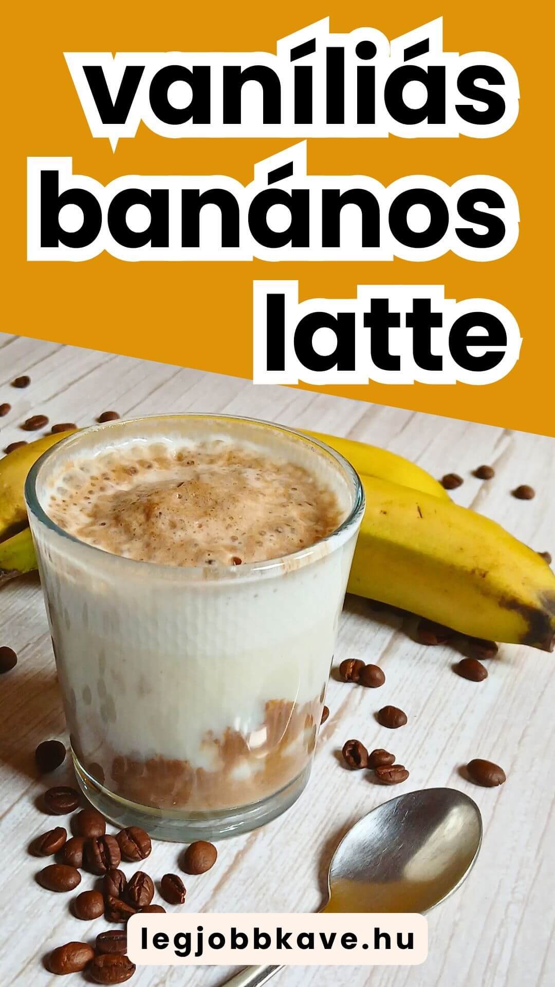 Vaníliás-banános latte